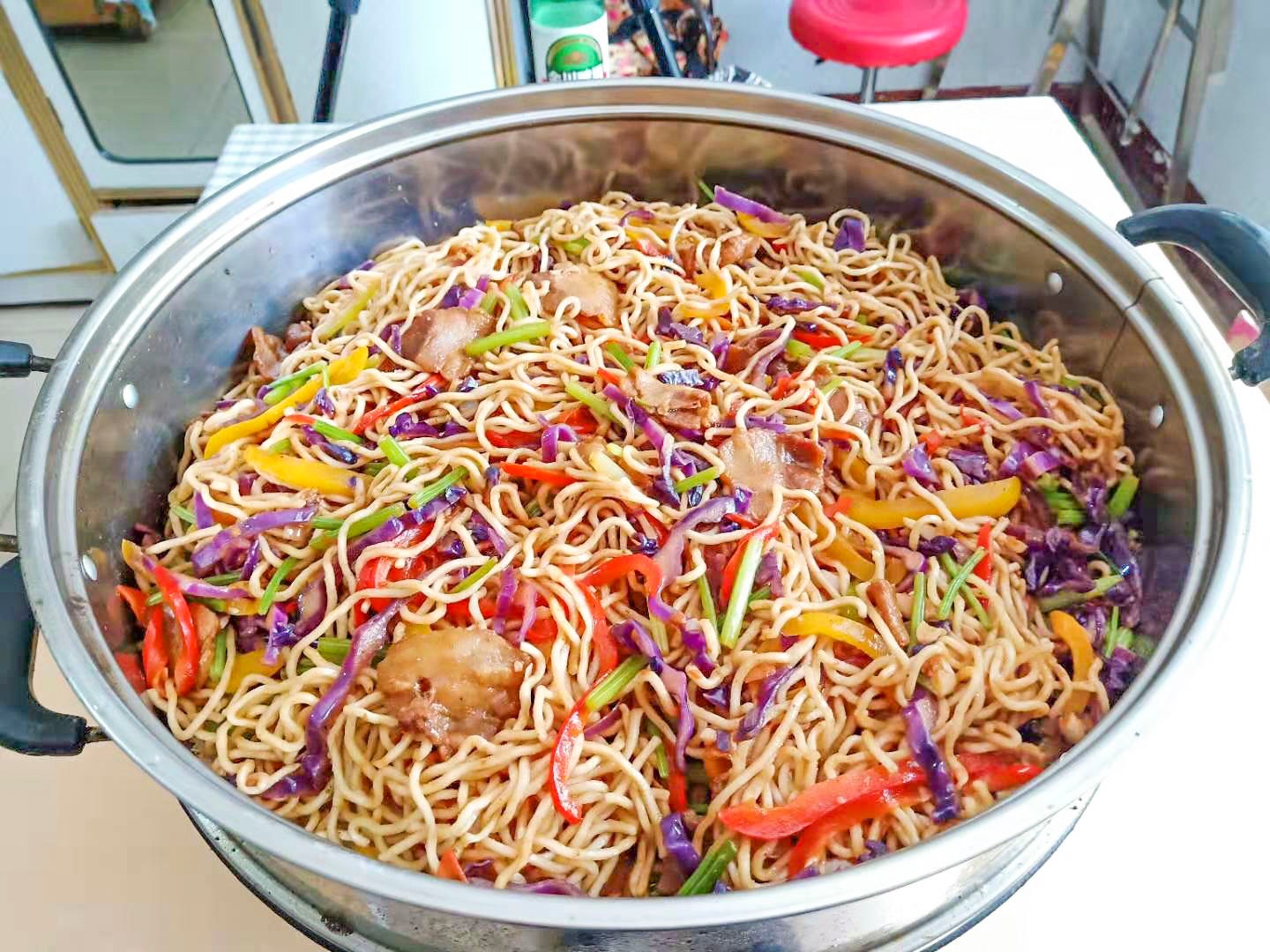 蒸卤面的家常做法简单的,蒸卤面饭店做法