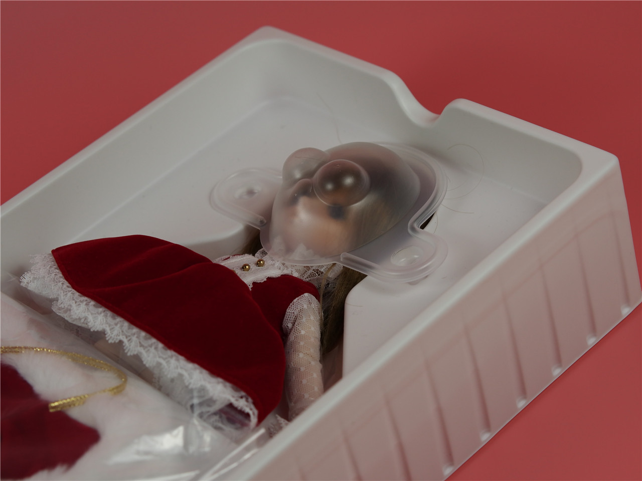 bjd圣诞娃娃,圣诞节到了买个苹果