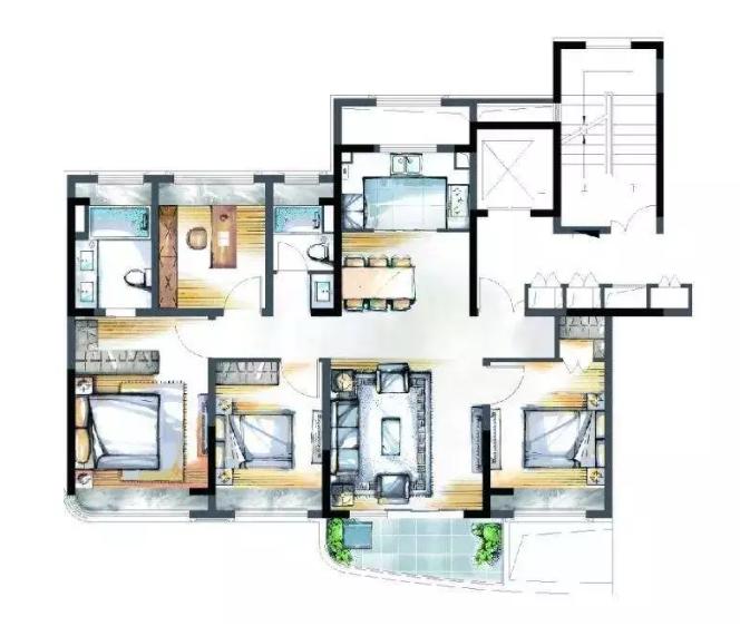 颐盛御中环95平方户型,颐盛御中环二期怎么样