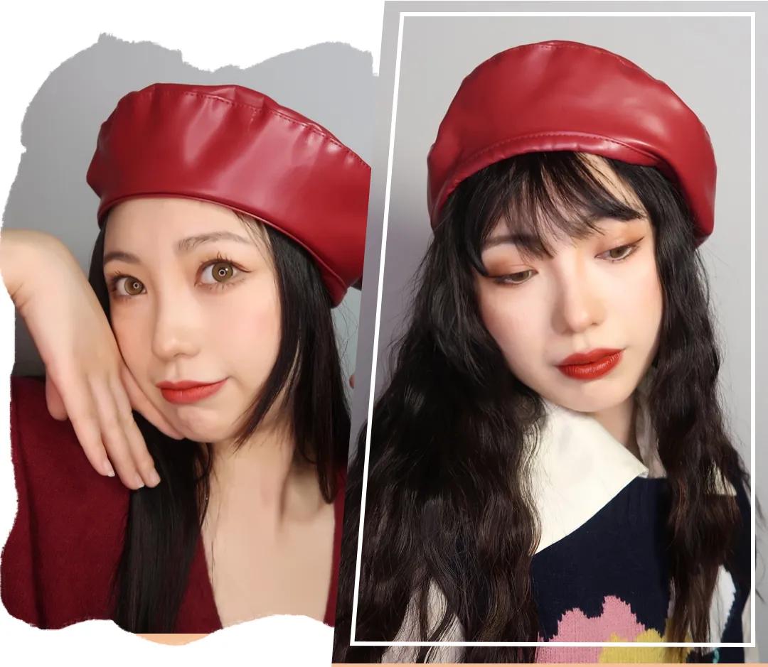 冬天帽子女款2022款网红款加厚,头大的女生冬天适合什么帽子