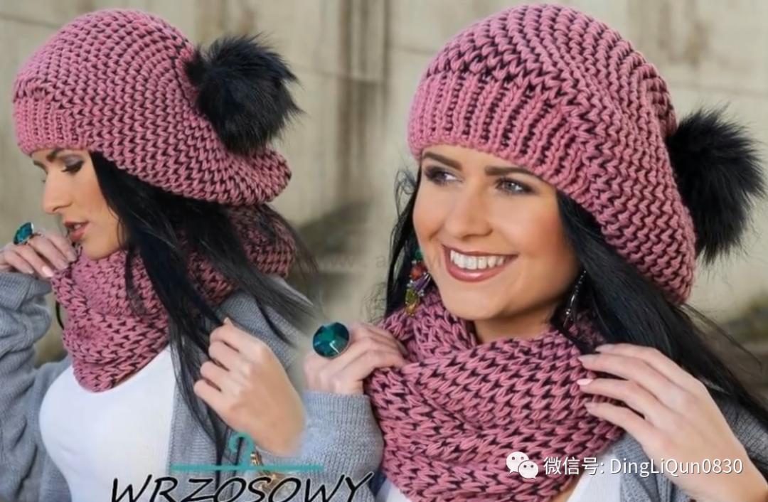 针织洋气气质帽子,针织帽子创意爆款