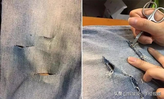裤腰太小了教你一招变大神器,牛仔裤腰大了怎么剪一刀改小