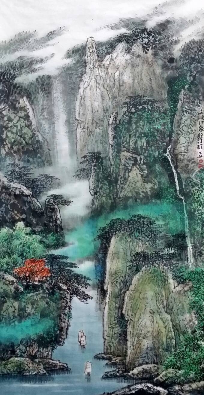 妙笔舞鹅池丹青绘山水