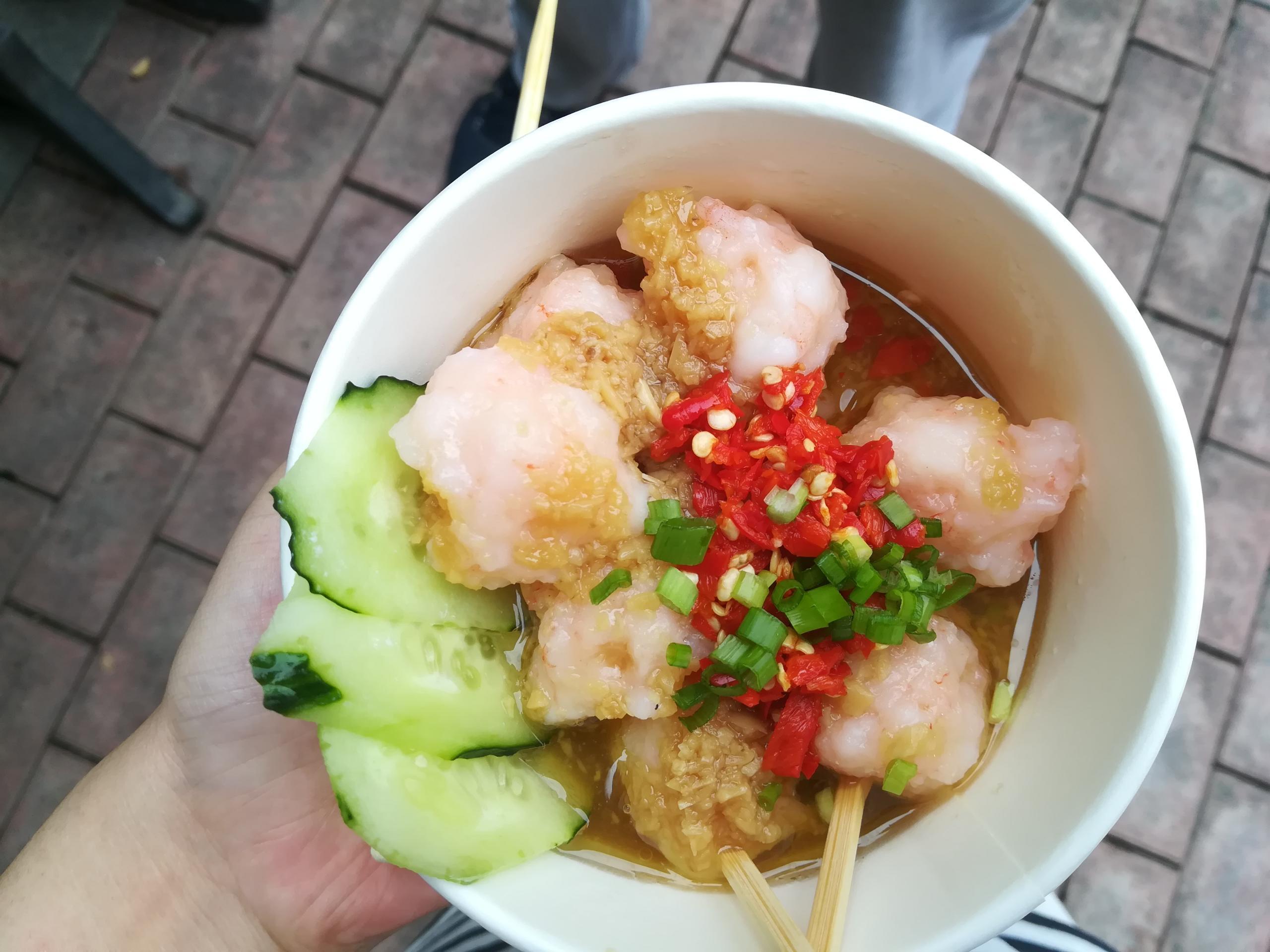 成都专门吃虾滑的店,成都小吃麻辣虾滑