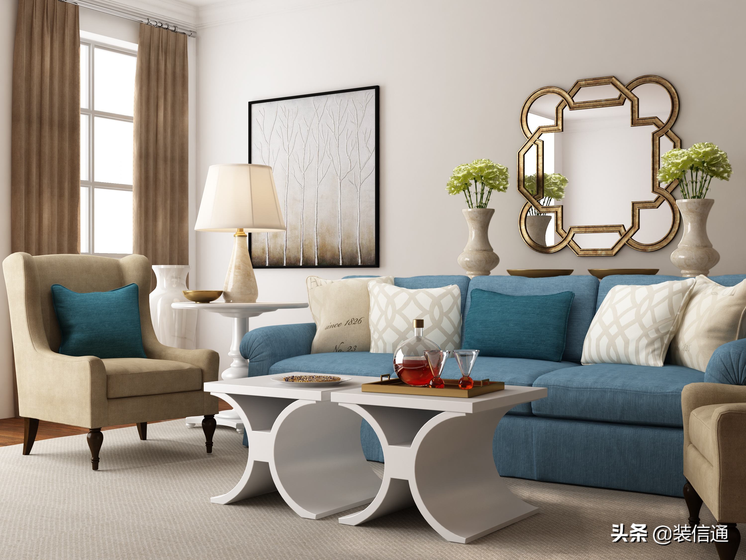 客厅沙发和茶几的最佳搭配,客厅沙发茶几搭配