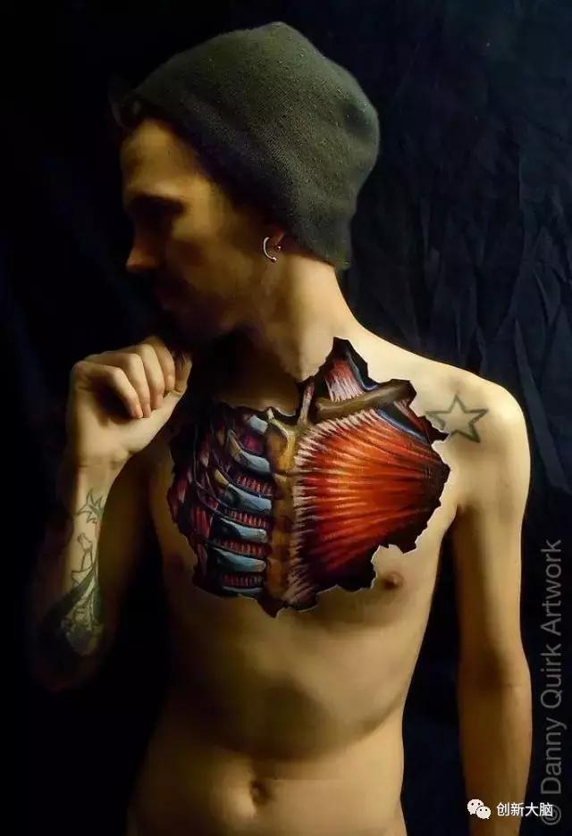 人体解剖创意图画介绍,人体解剖图创意画简介