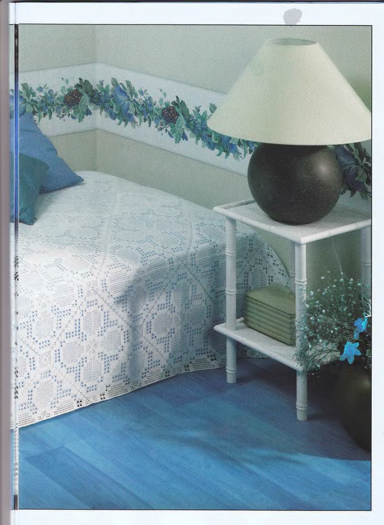 有漂亮的台布钩针图解吗,钩针编织桌布盖巾教程