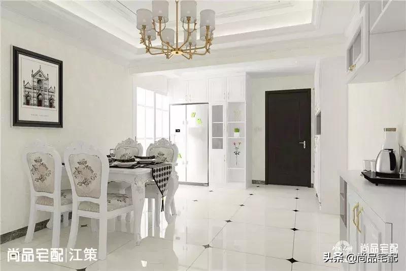 简欧120平米三居,简欧楼房