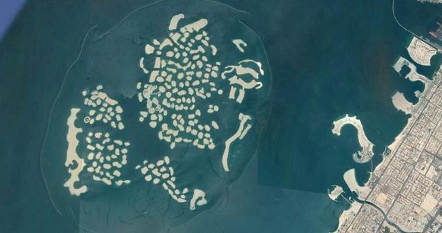 迪拜沙漠中的城市,迪拜沙漠之城全景图