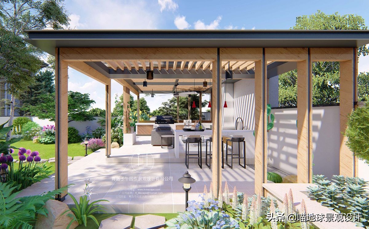 100款庭院廊架图片,中式庭院亭子设计效果图