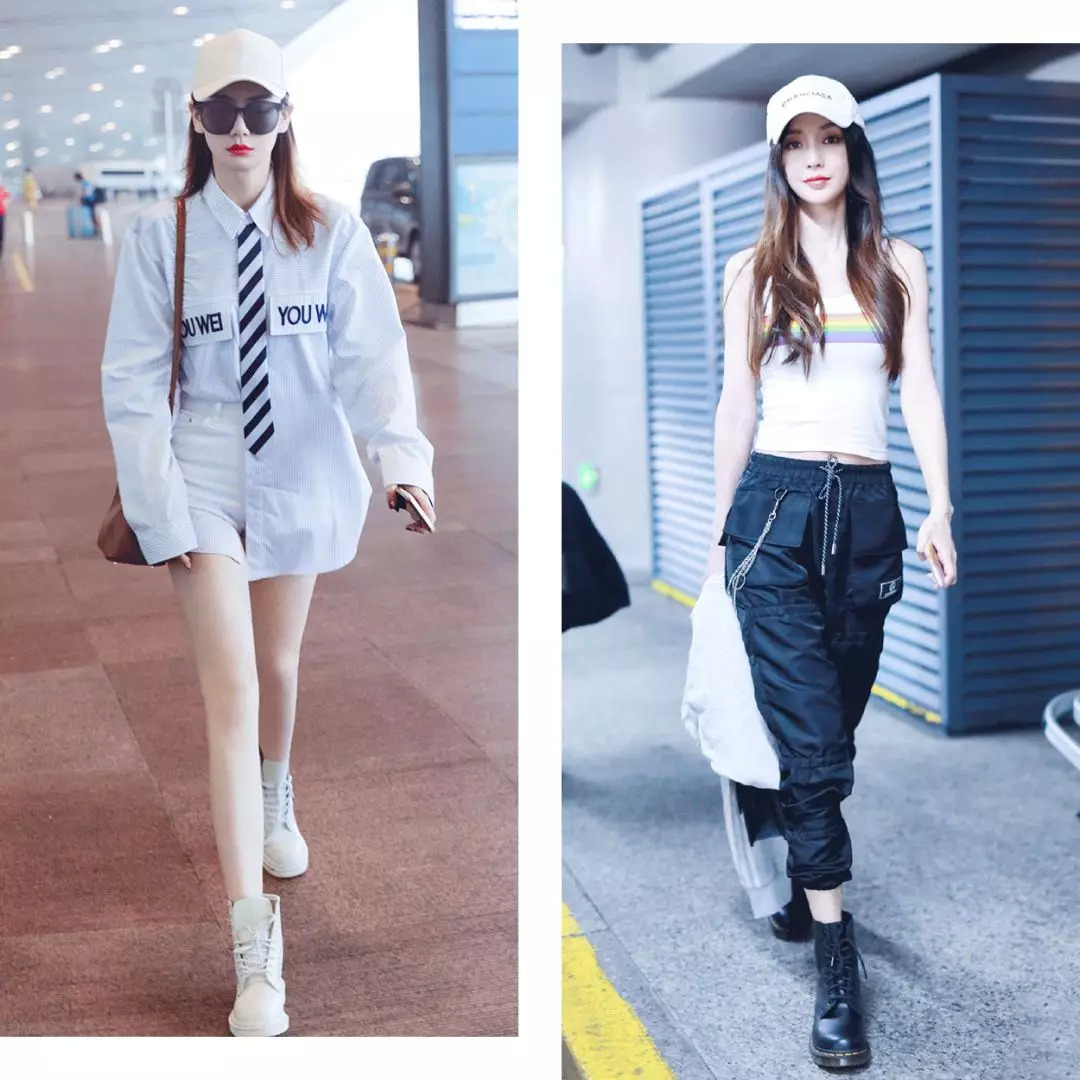 一点也不热，酷妹的马丁靴里都有空调