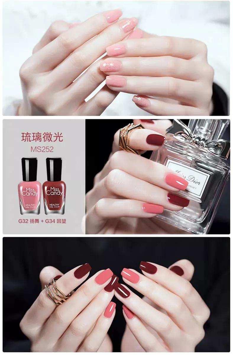 美甲ins风高级感秋冬长款深色磨砂,2023美甲高级感秋冬新款显白单色