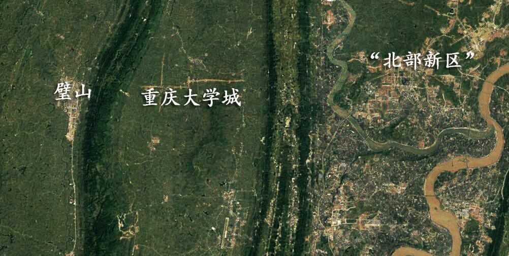 卫星高清地图看重庆,卫星地图看重庆像缩小版中国