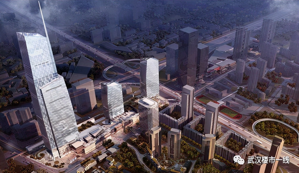 武汉十大高楼合集,武汉200米高楼全景一览