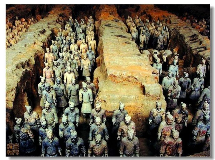 秦陵兵马俑震撼世界,震撼秦始皇陵兵马俑欣赏