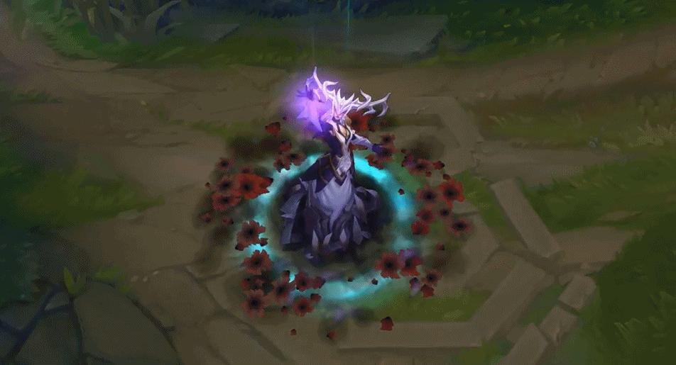 lol安妮冰霜烈焰皮肤特效,lol冰霜女巫皮肤反场