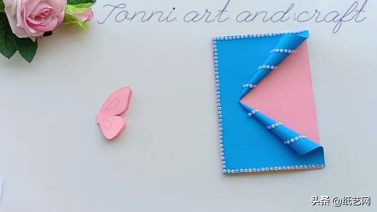 新年贺卡用卡纸还是彩纸,一看就会的超简单手工新年贺卡