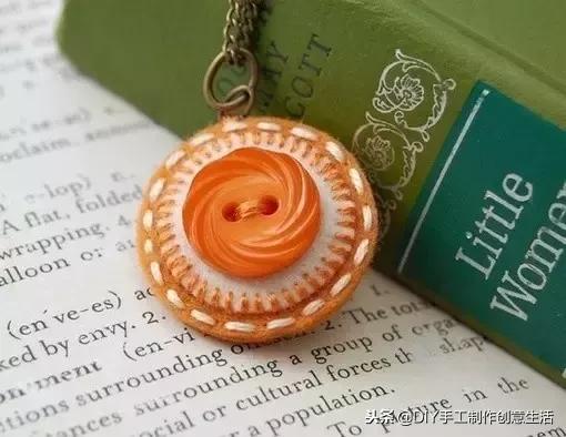 纽扣旧物改造篮子,旧物改造牛仔布做钥匙扣