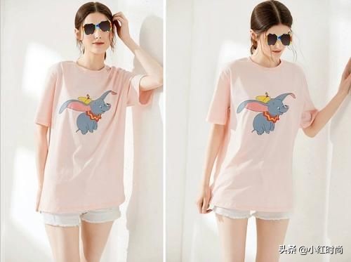 动物印花t恤,一款减龄又显瘦的t恤