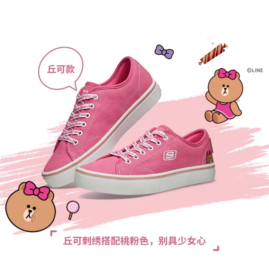 斯凯奇小红帽联名,斯凯奇联名款linefriends