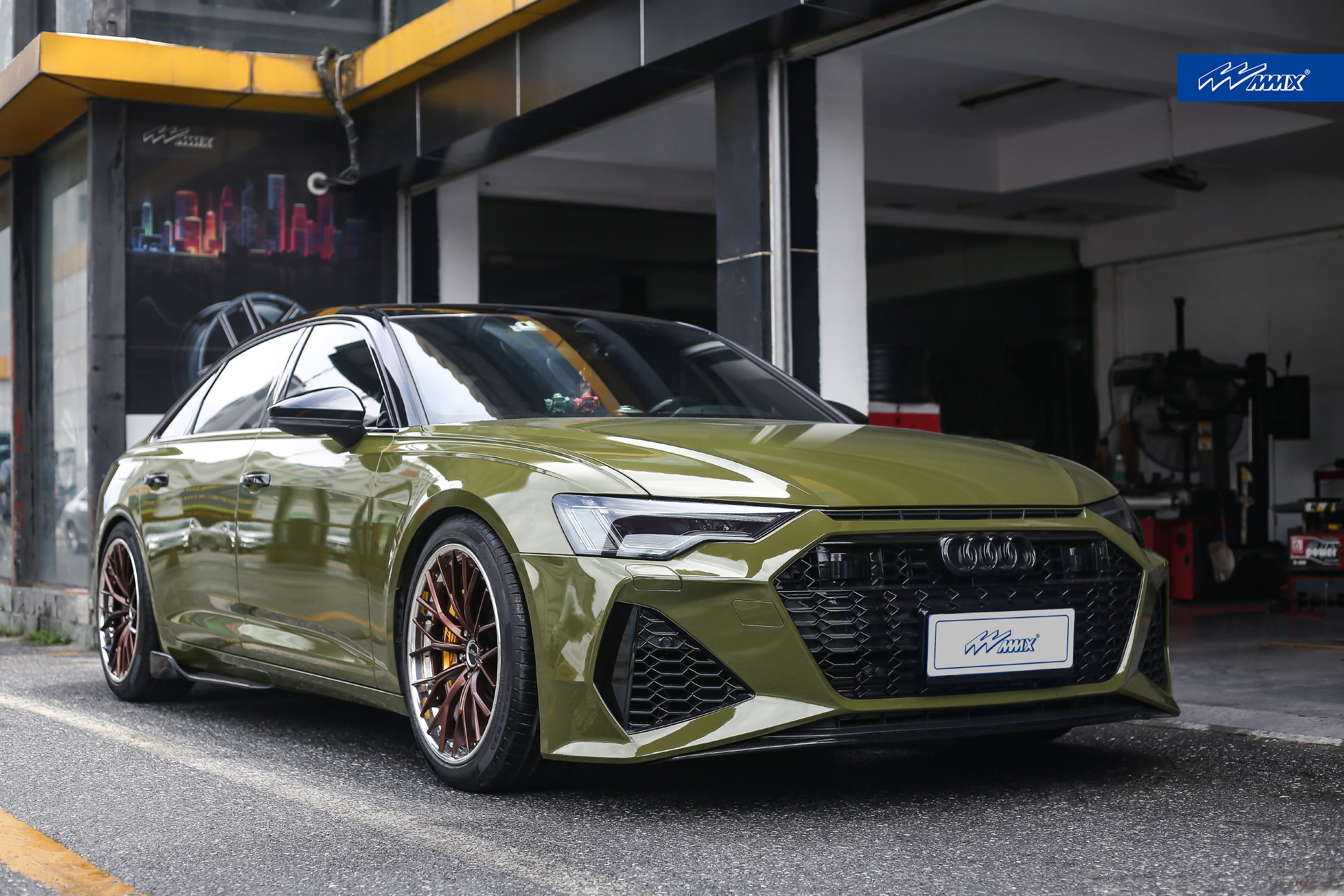 mmx轮毂是锻造吗,奥迪a6allroad202122寸轮毂