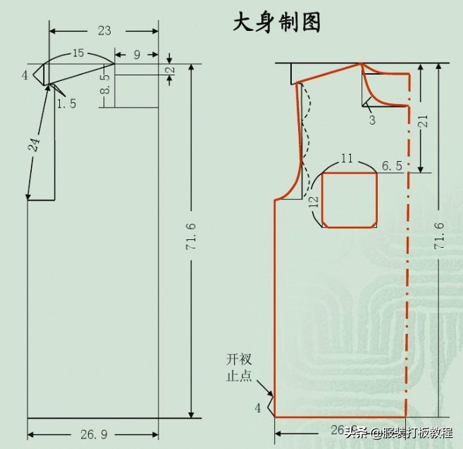 罗纹t恤翻领做法,t恤罗纹领口尺寸