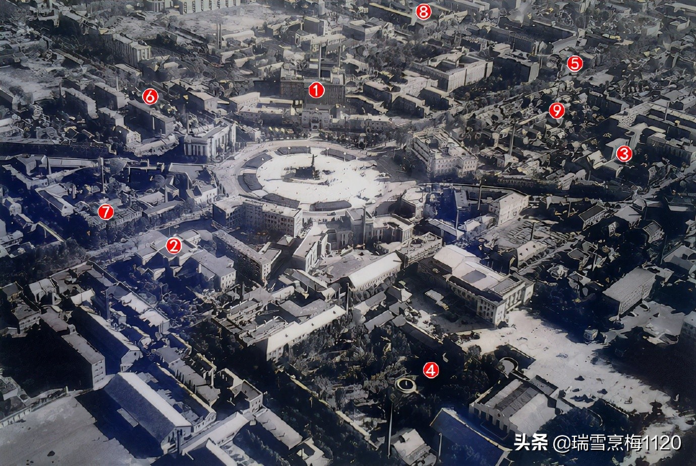 沈阳旧影|老照片：沈阳中山广场组图·历史沿革