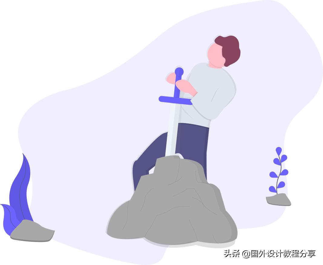 扁平矢量插画色彩教程,扁平矢量家具插画