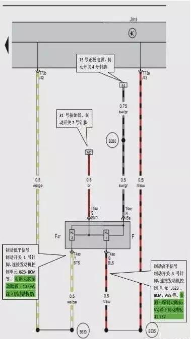大众朗逸紧急制动故障灯亮,新朗逸电子驻车制动器故障