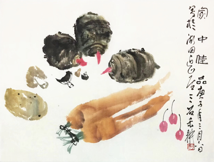 柯和根山水画,南北花鸟画精品欣赏