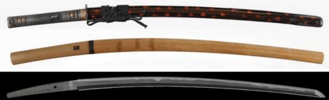 雁翎刀日本刀,双手长柄雁翎刀