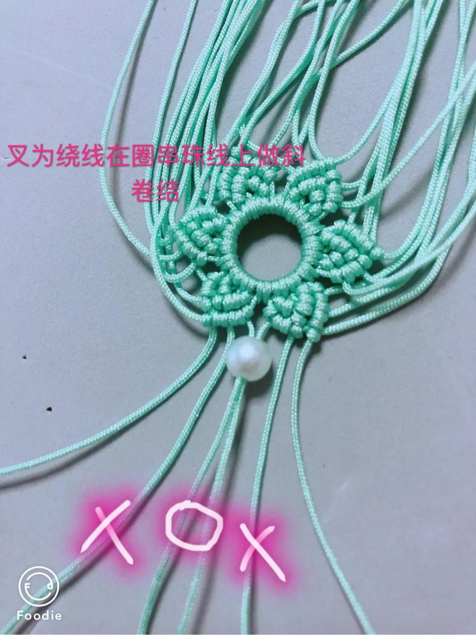 手编挂件绳的编织方法,纯手工编绳龙鳞结绕线编织教程