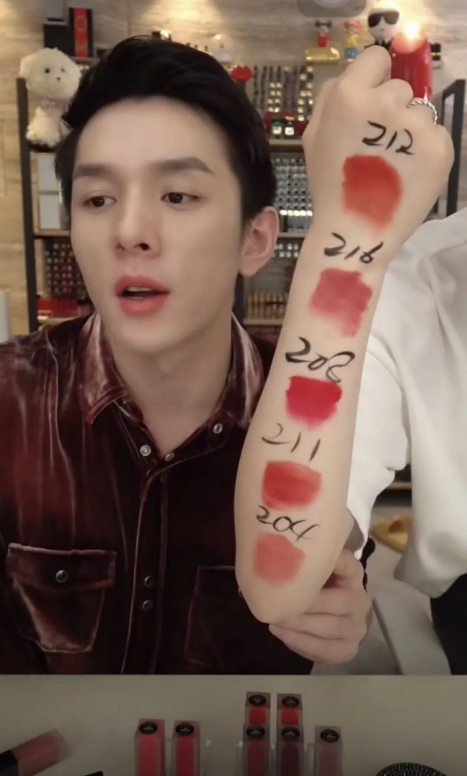 断货王色号口红,试色大牌ysl416