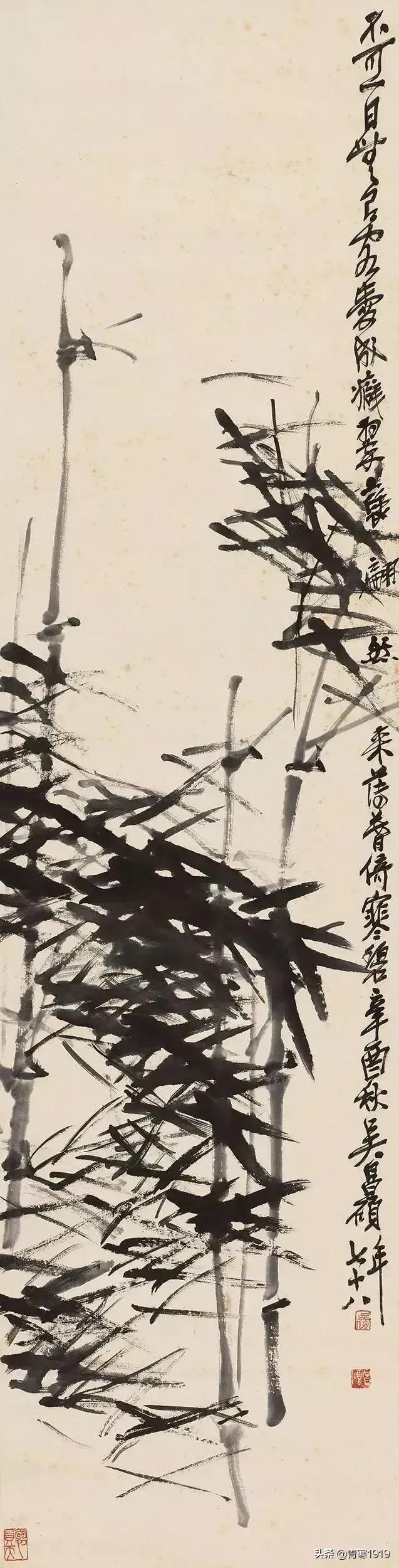 吴昌硕写意梅100幅,大师吴昌硕精品写意欣赏