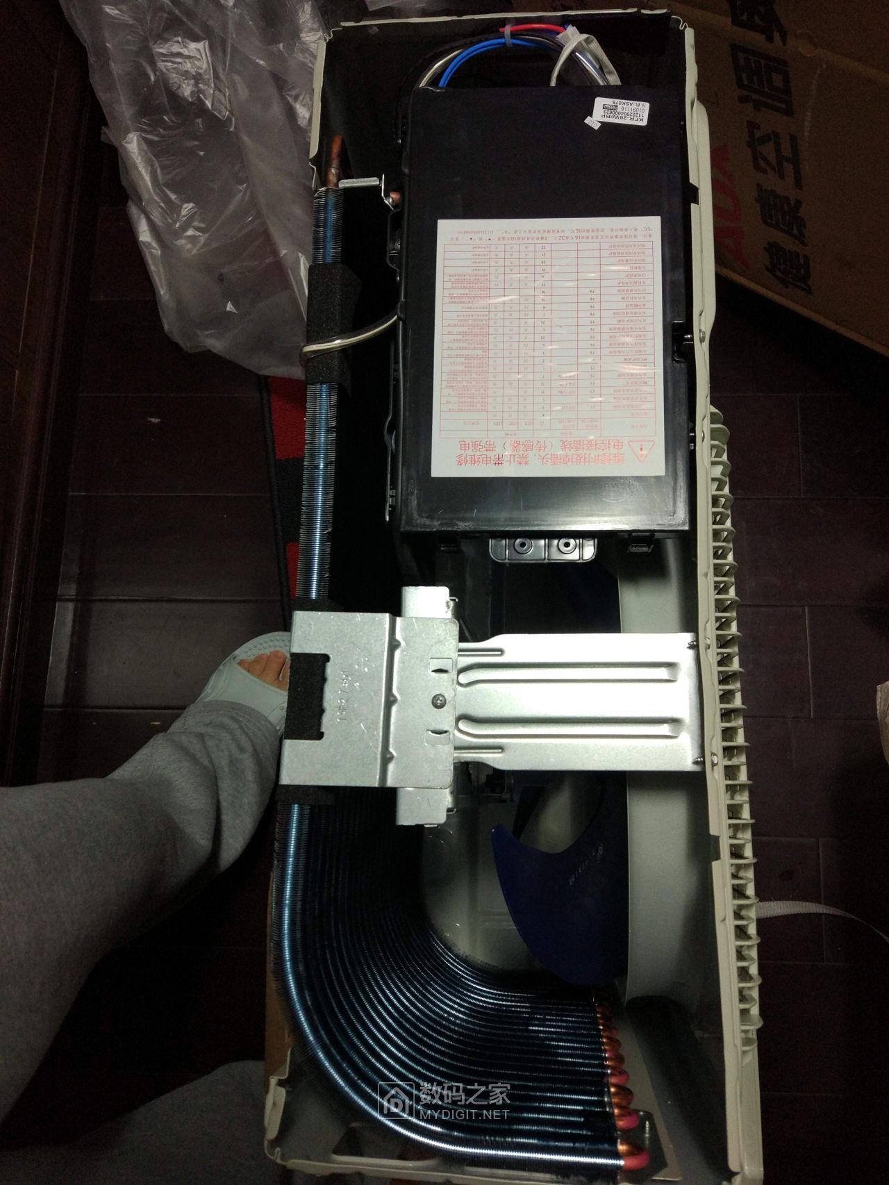 小米新一级能效空调1.5匹拆解,小米1.5匹空调新一级能效拆解