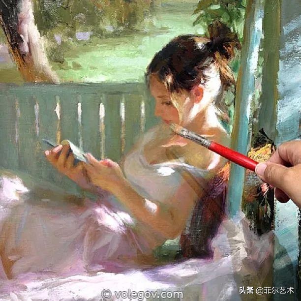 「经典油画」超美超性感的俄罗斯女郎人体油画欣赏