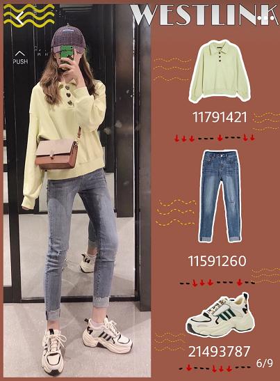 针织衫背心阔腿牛仔裤怎么搭配,宽松黑衬衫针织马甲搭配慵懒风