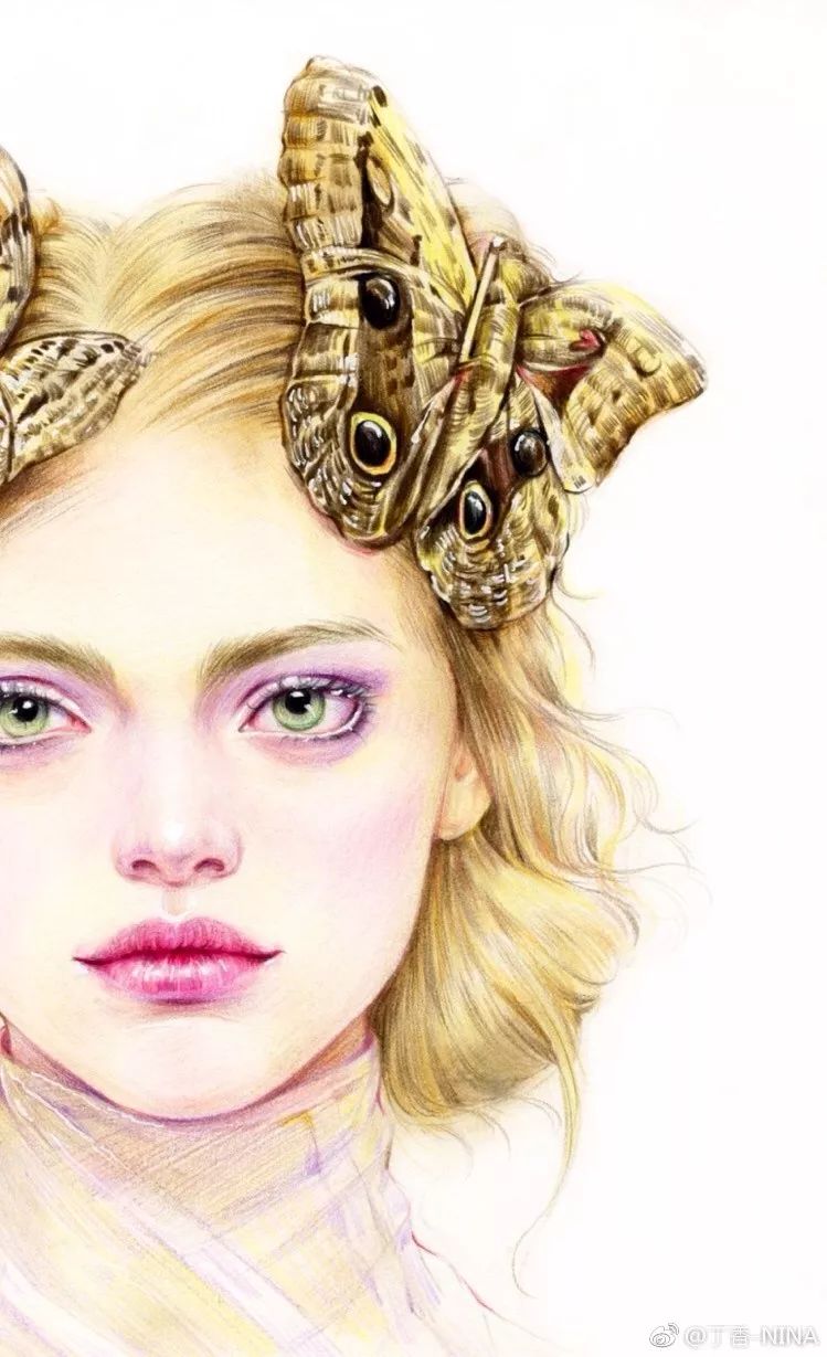 礼服怎么画好看仙气用彩铅,马克笔和彩铅裙子上色教程