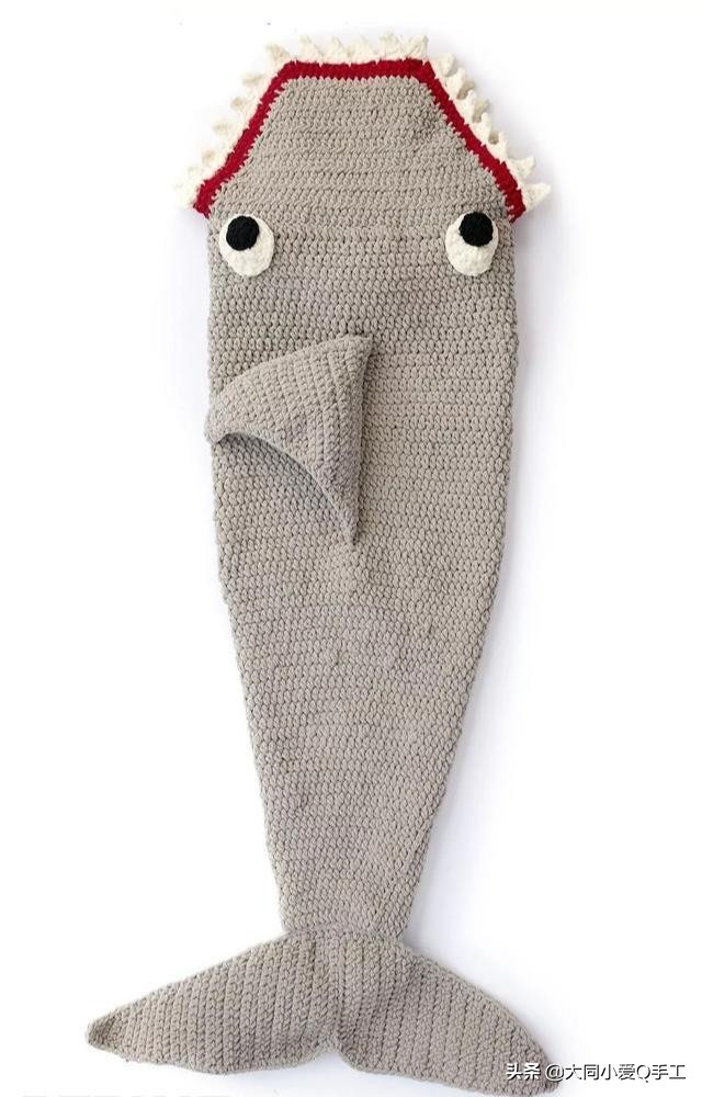 美人鱼睡袋钩编,钩织睡袋