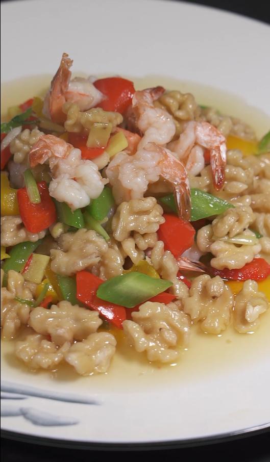 核桃鲜虾,核桃跟虾仁