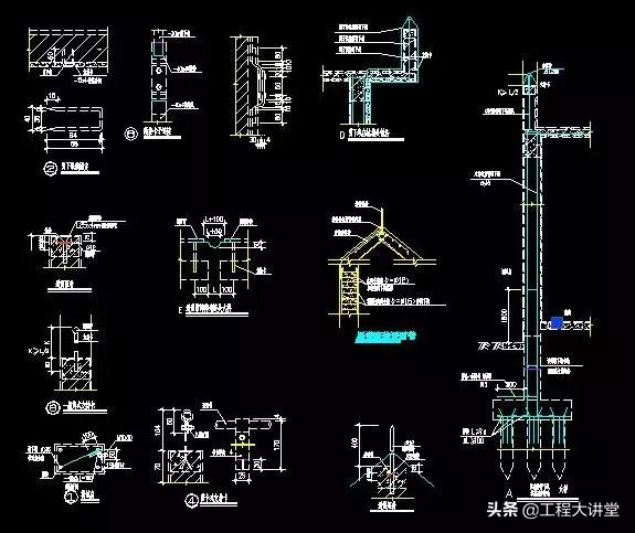 屋顶防雷接地图纸详解,防雷接地图纸怎么看高度