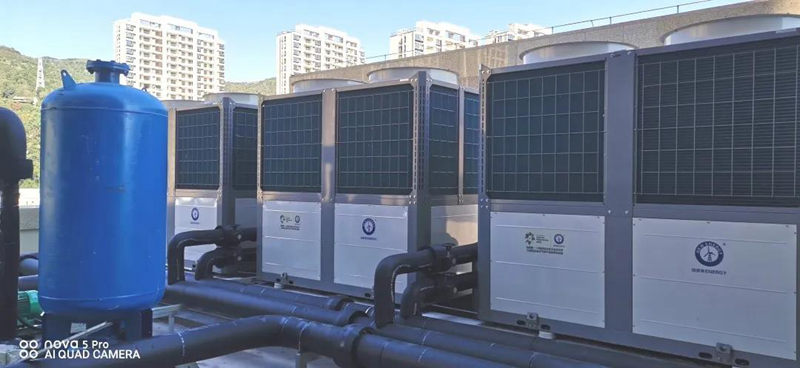 纽恩泰酒店空气能热水器,纽恩泰空气能酒店