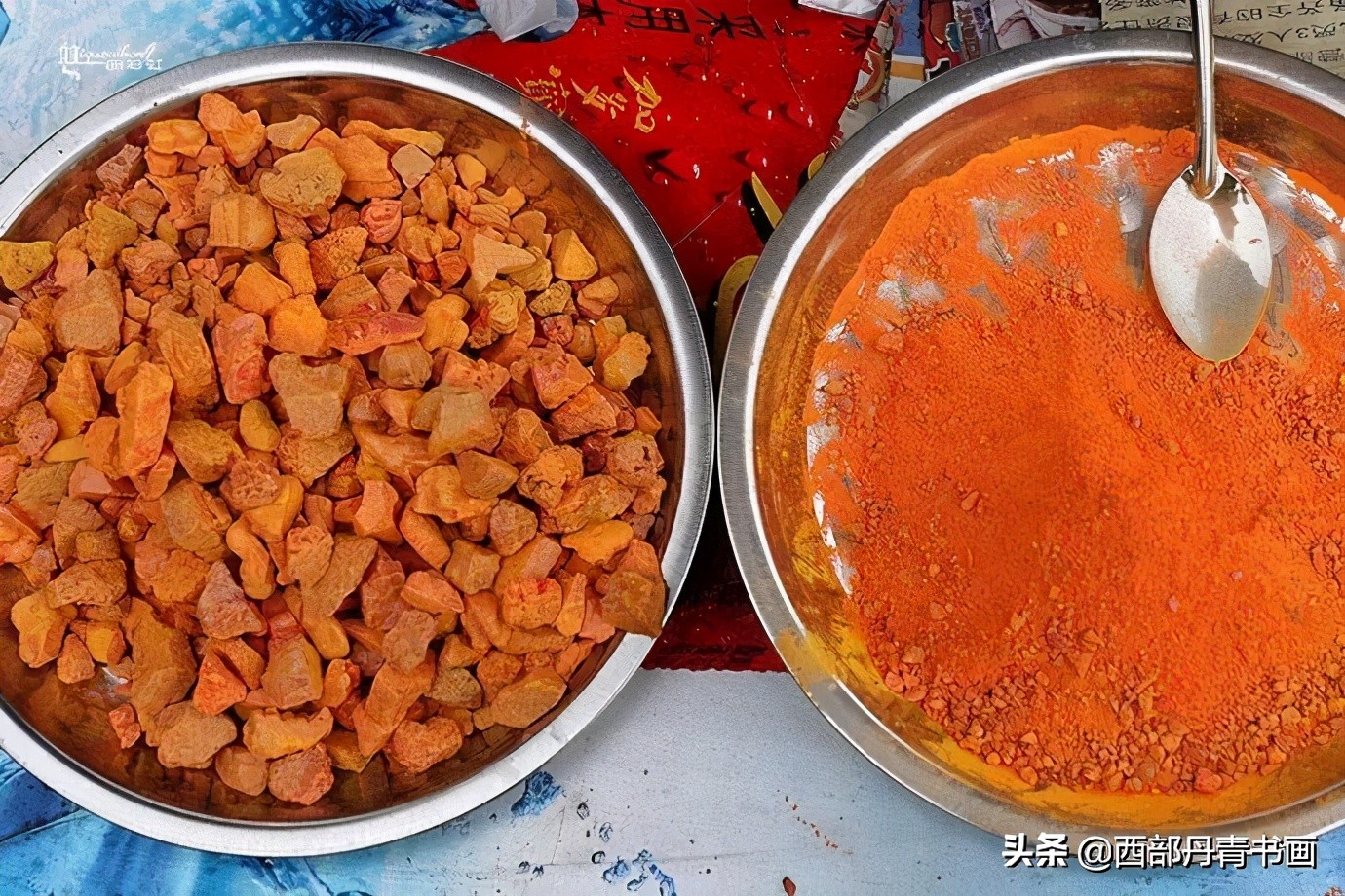 中国传统绘画常用的颜料有哪些,中国绘画中传统常用颜料