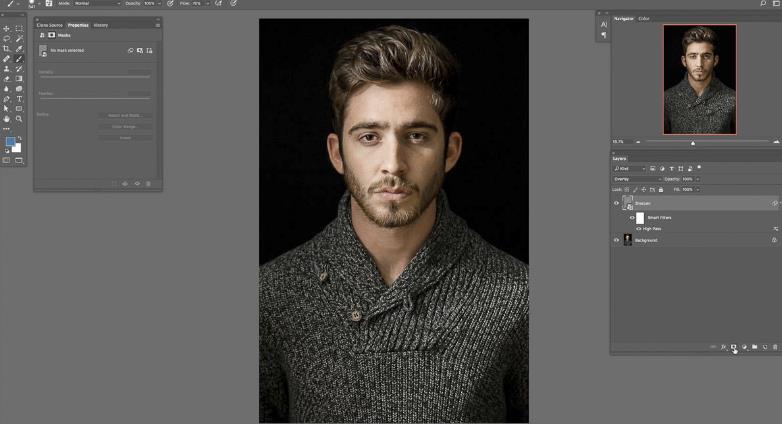 ps肖像处理,ps如何锐化人像面部