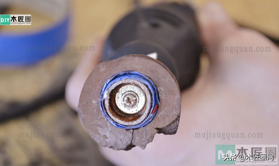 自制檀木戒指,木头雕刻戒指手工工具