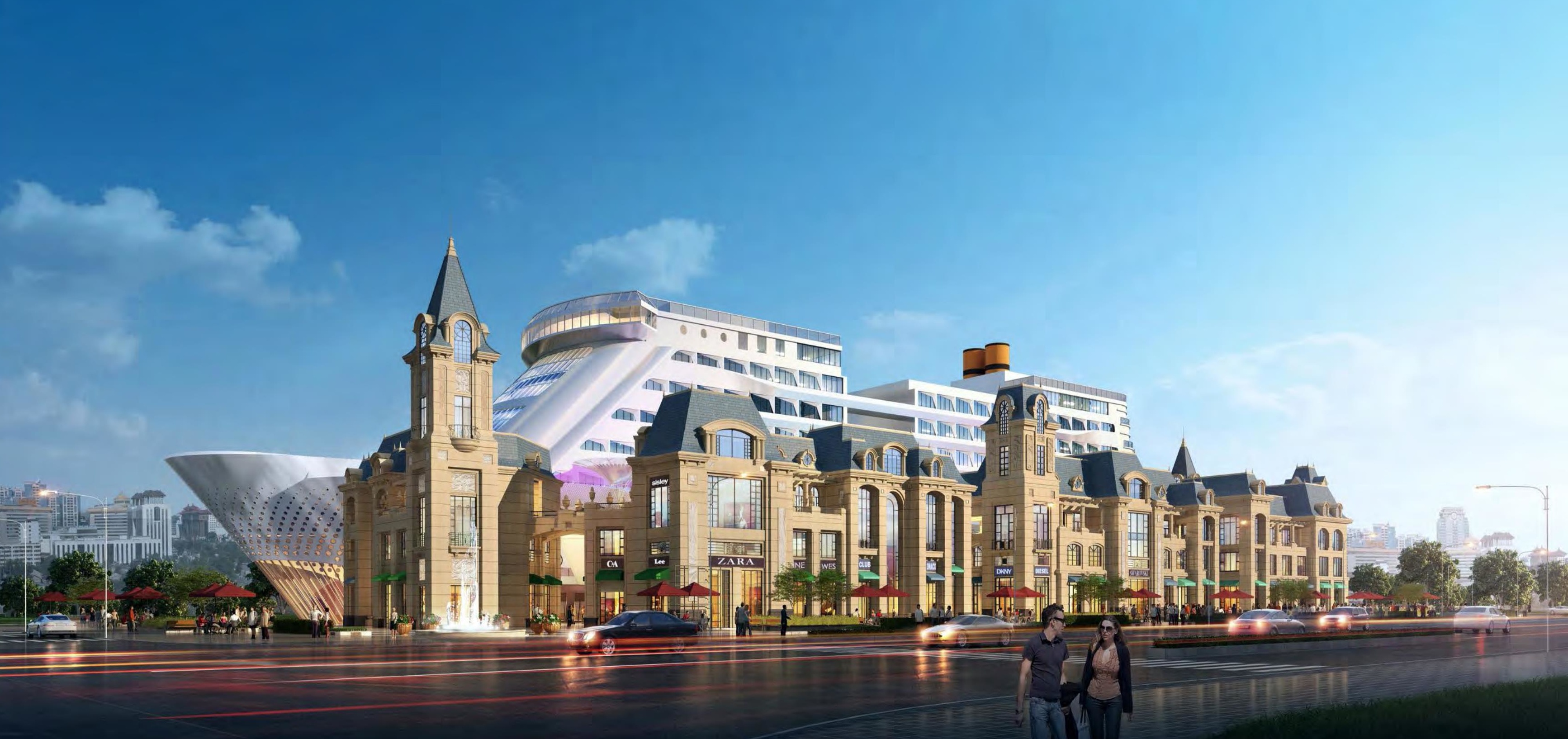 大宸设计：商住综合体设计·灵山龙胤城·昊成新天地