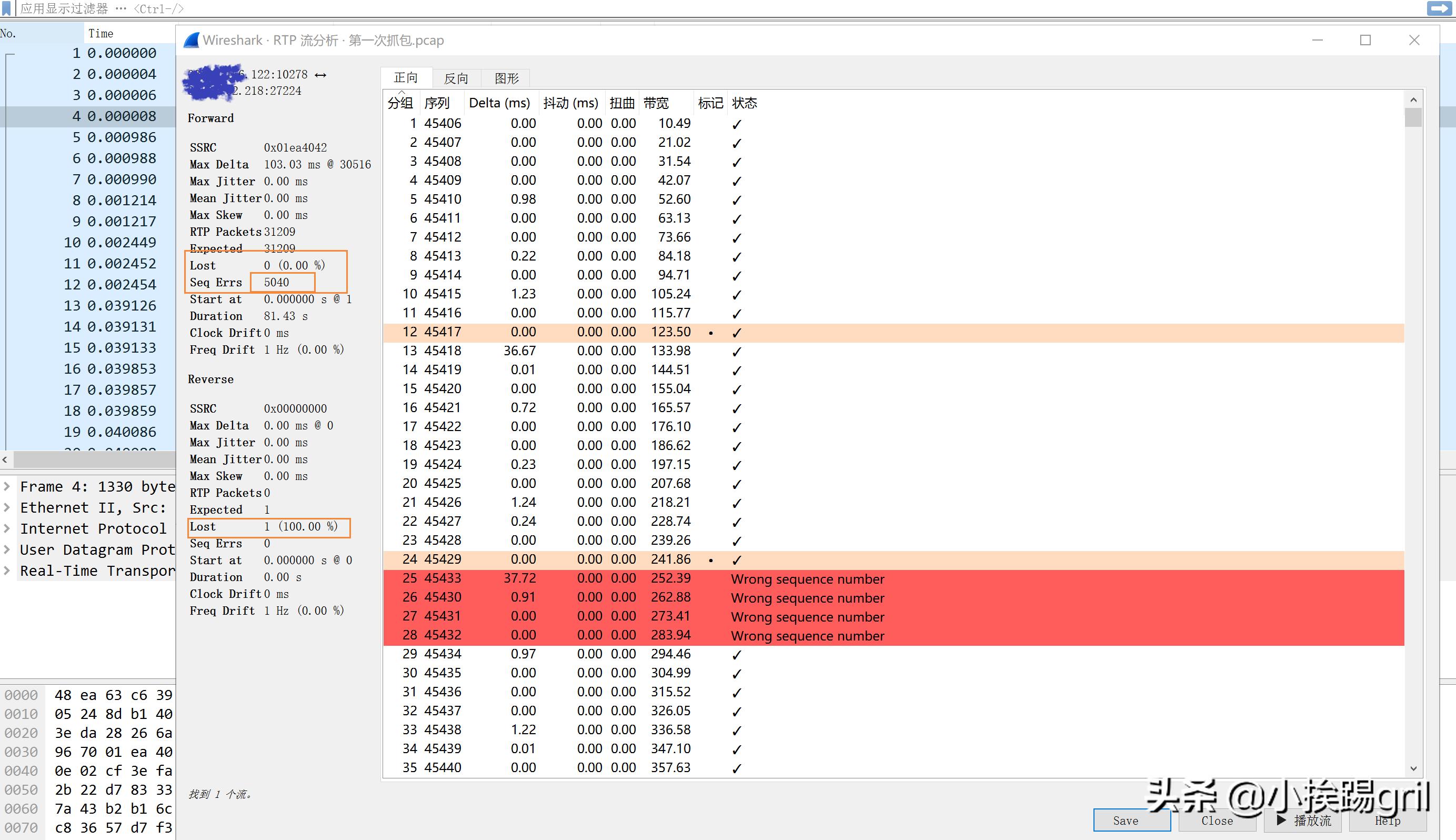 视频流拖影花屏故障-罪魁祸首原来是UDP报文乱序及丢包?
