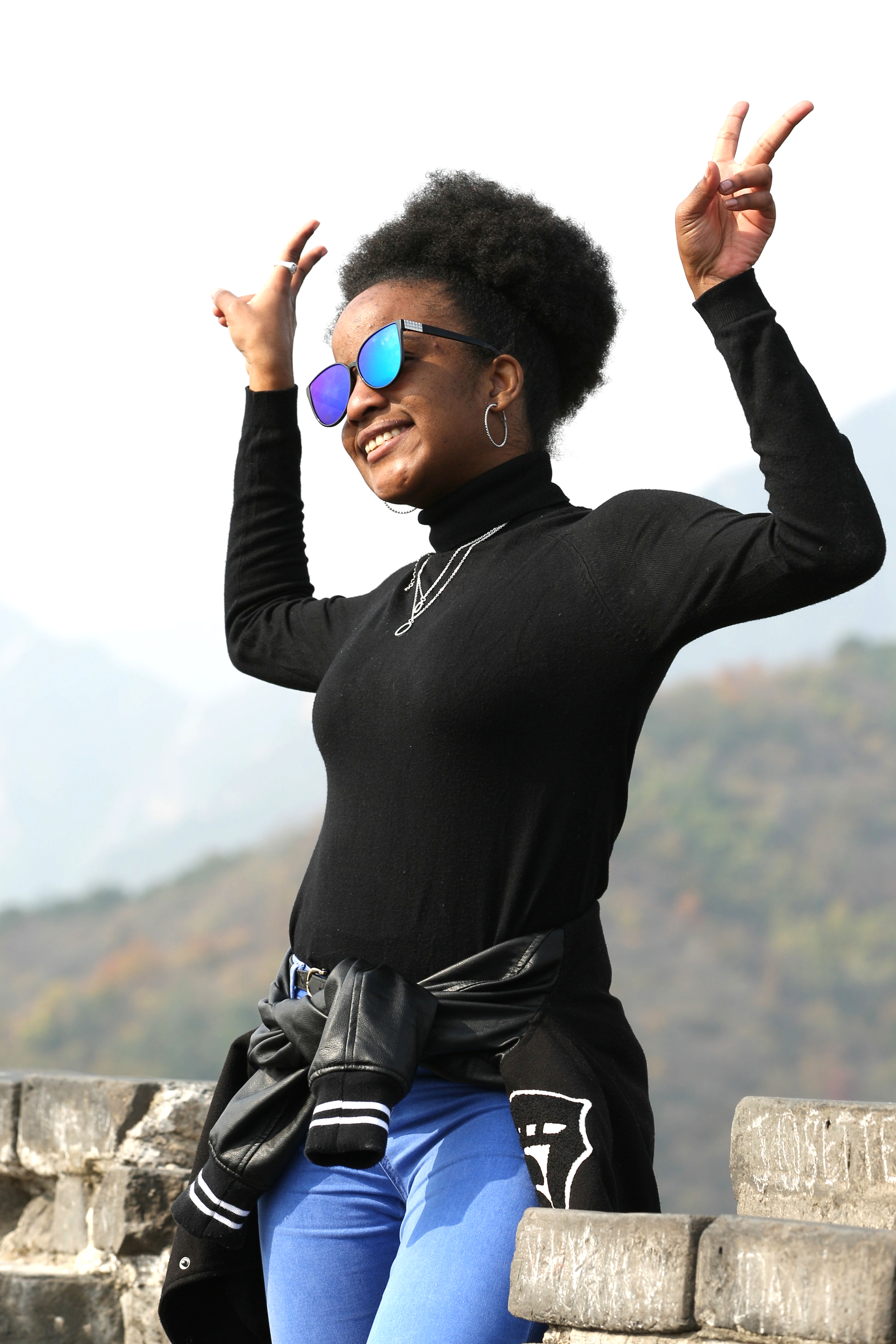 慕田峪长城有好汉坡吗,慕田峪好汉碑拍照