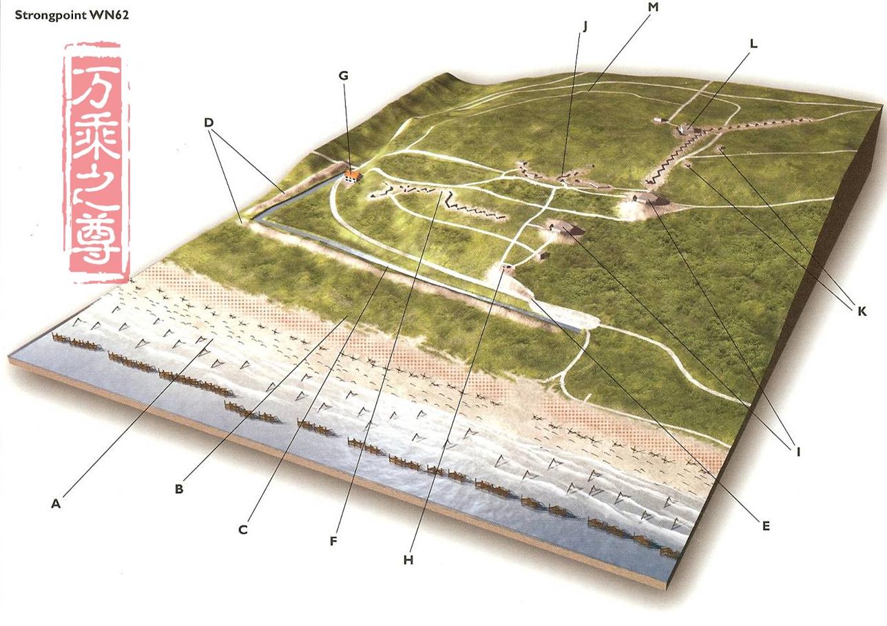 德军登陆诺曼底海滩,诺曼底海滩防御