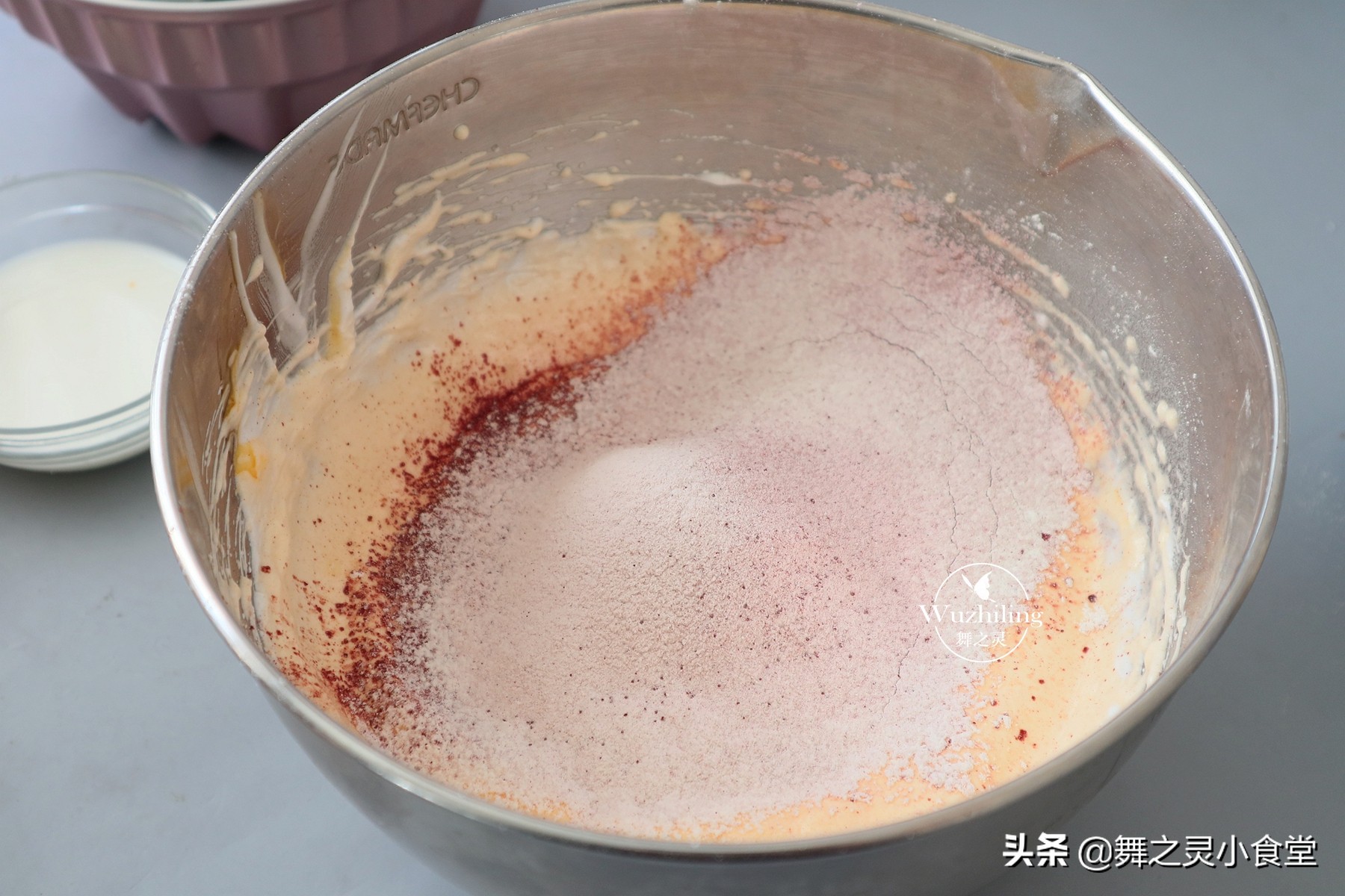 自发粉和鸡蛋做蛋糕,只用糯米粉和鸡蛋做蛋糕